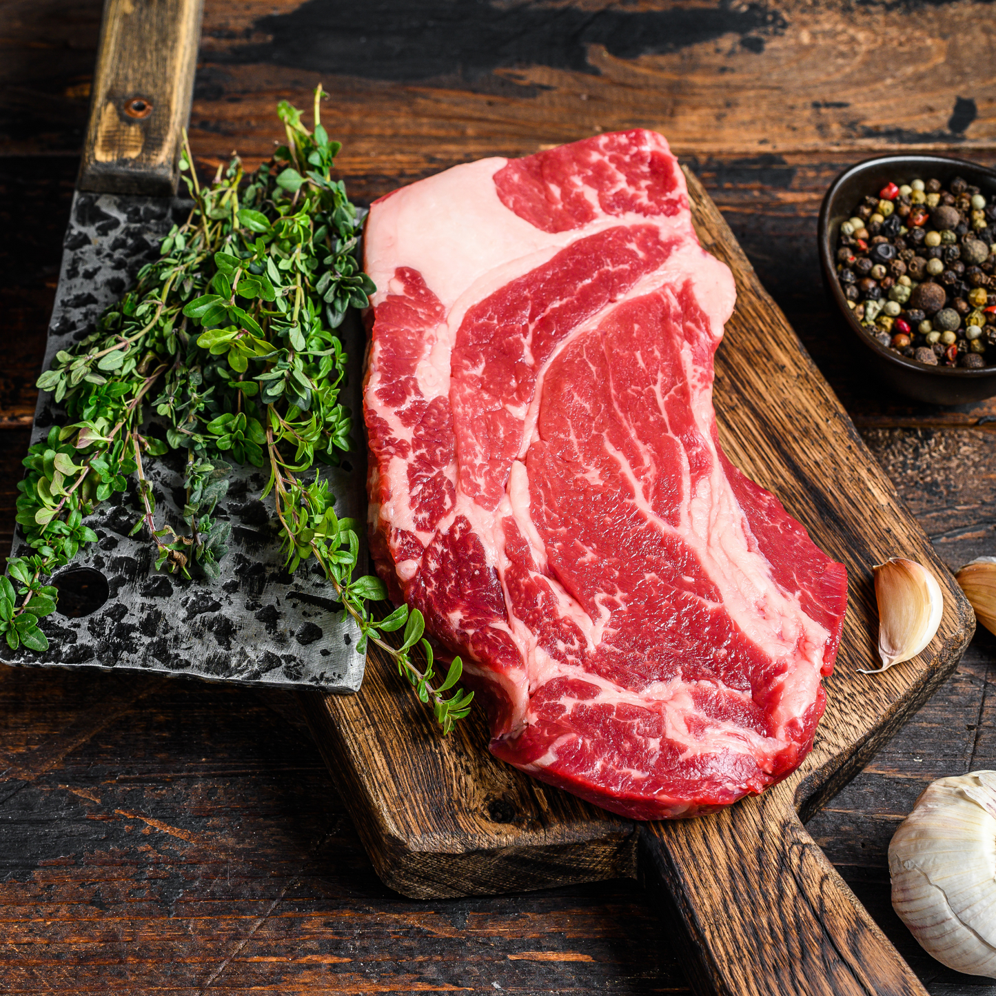 Prime Chuck Steaks - Exceptional Marbling