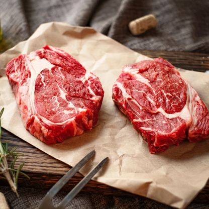 Prime Chuck Steaks - Exceptional Marbling