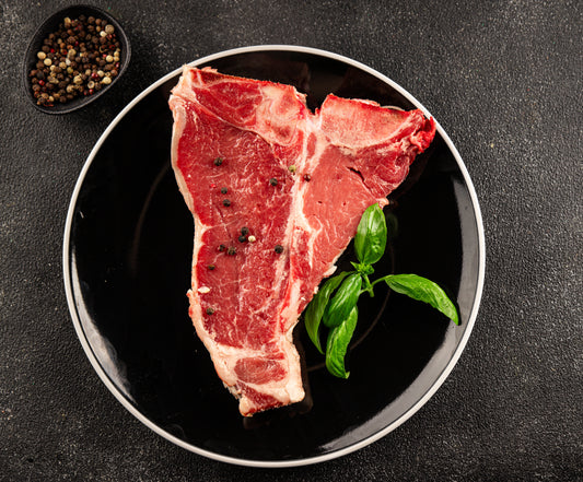 Prime T-Bone Steaks - Exceptional Marbling