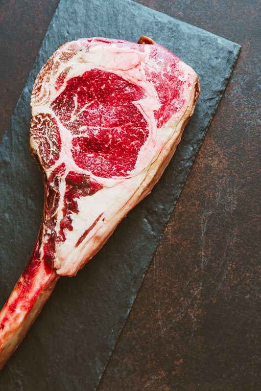 Prime Tomahawk Steaks - Exceptional Marbling